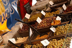 marché aux olives et aux epices