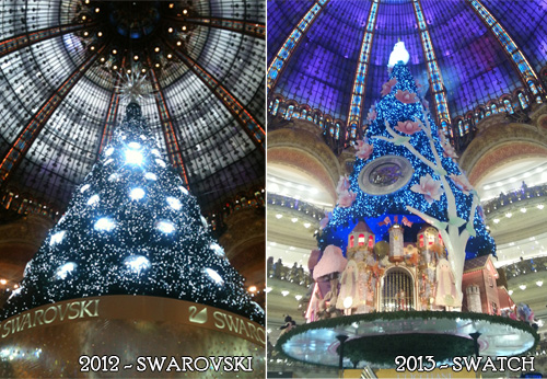 sapins des galeries lafayette - bd haussmann