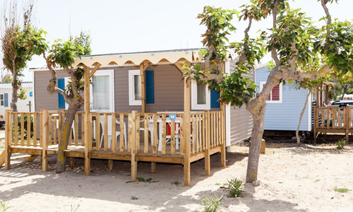 mobil-home du camping de marseillan