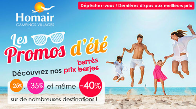 Promotion Homair d'été 2015