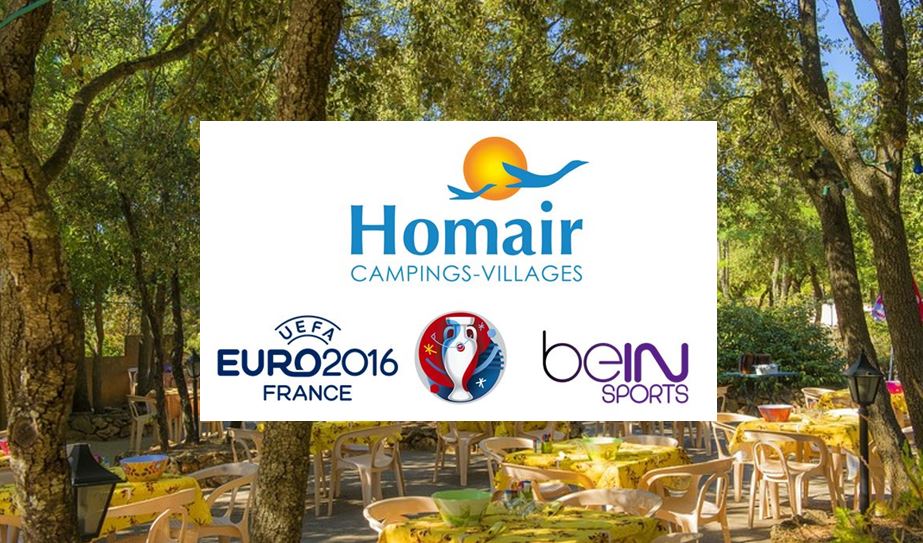 Euro 2016 : les campings Homair