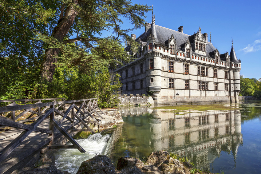 Château de Azay le Rideau dans la Vallée de la Loire